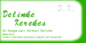 delinke kerekes business card
